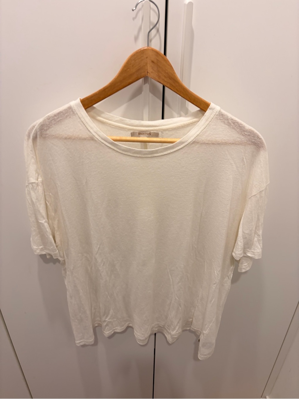 Brixton Ivory Short Sleeve Lightweight Tee